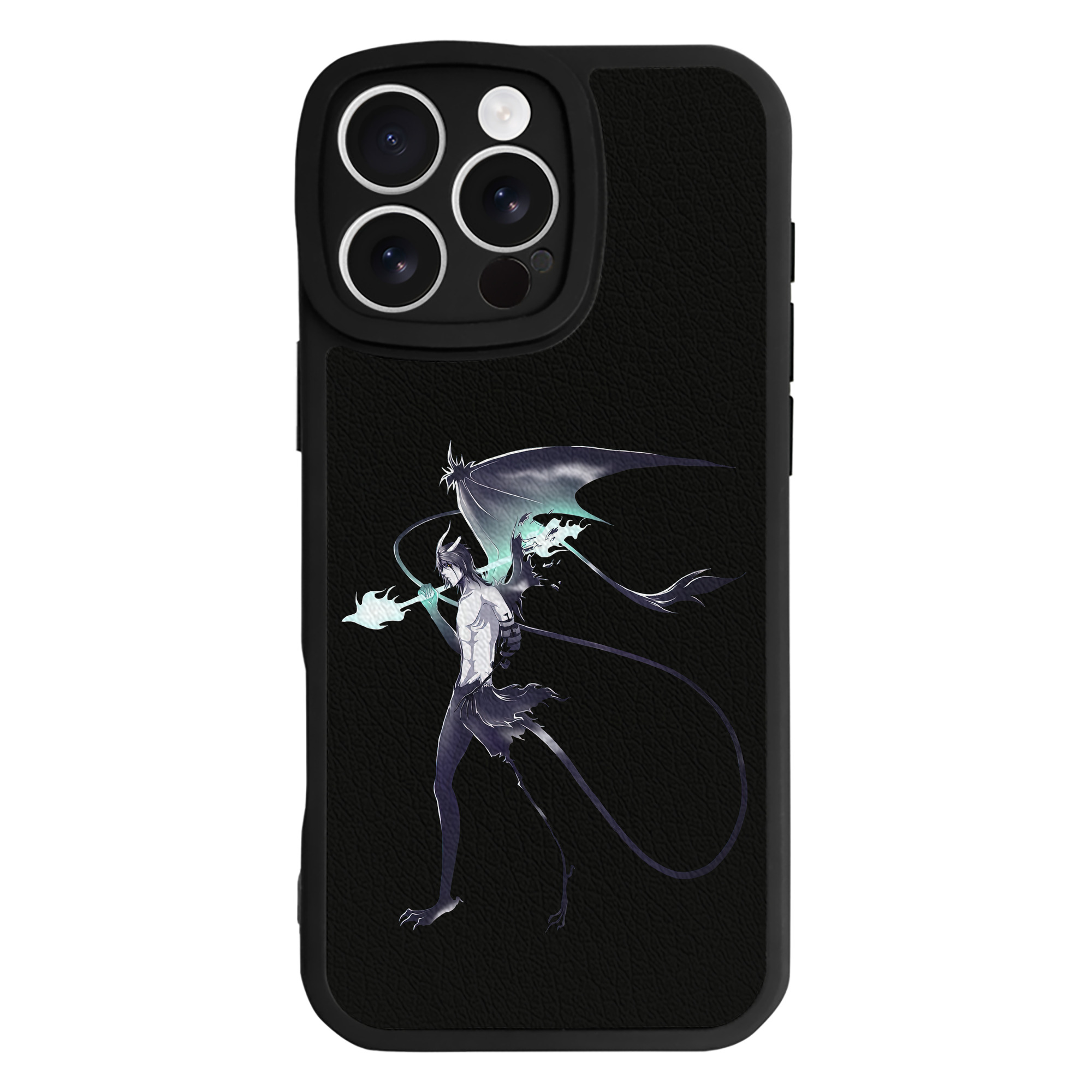 （画像用） ブリーチ ウルキオラ·シファー BLEACH Ulquiorra cifer 【iPhone 16シリーズ対応】シリコンスマホケース（レザー調） 材質：シリコン